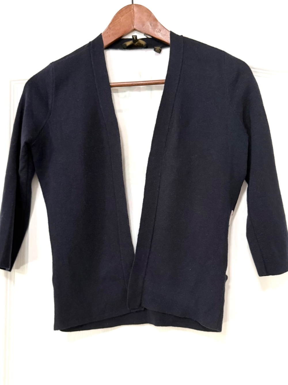 Ted Baker London Floral Woven-Back Knit Cardigan Shrug - Sz 0 (US XS) - Picture 2 of 10